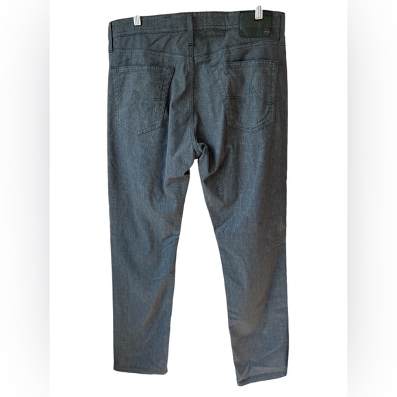 AG Adriano Goldschmied Men’s Everett Slim Straight Leg Herringbone Pants - Picture 7 of 9